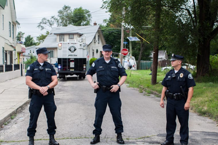 Even as it has received praise for reducing violent crime, the Camden County Police Department has struggled to retain officers since it was formed two years ago. (ANDREW RENNEISEN / Staff Photographer)