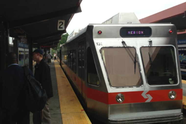 Norristown High Speed line at 69th Street Station. NHSL would not be impacted if Transit Workers Union Local 234 goes on strike.
