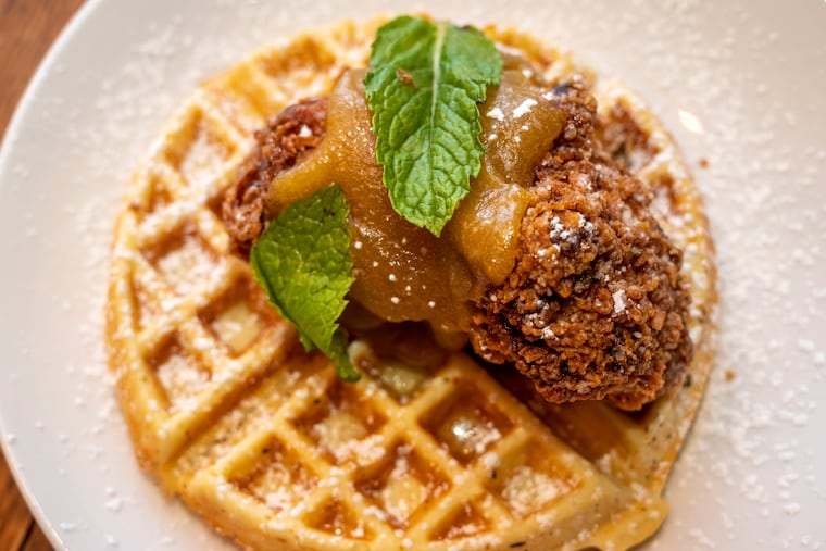How about chicken and waffles for Easter brunch at the Twisted Tail?