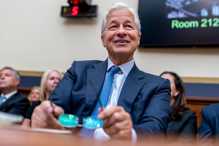 JPMorgan Chase & Co. Chairman and CEO Jamie Dimon appears before a House Financial Services Committee hearing on "Holding Megabanks Accountable: Oversight of America's Largest Consumer Facing Banks" on Capitol Hill in Washington in September 2022.