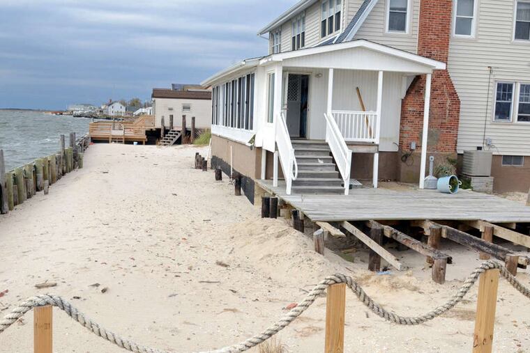 The Charlesworth Hotel in Fortescue, N.J., suffered hundreds of thousands of dollars in damage from Sandy.