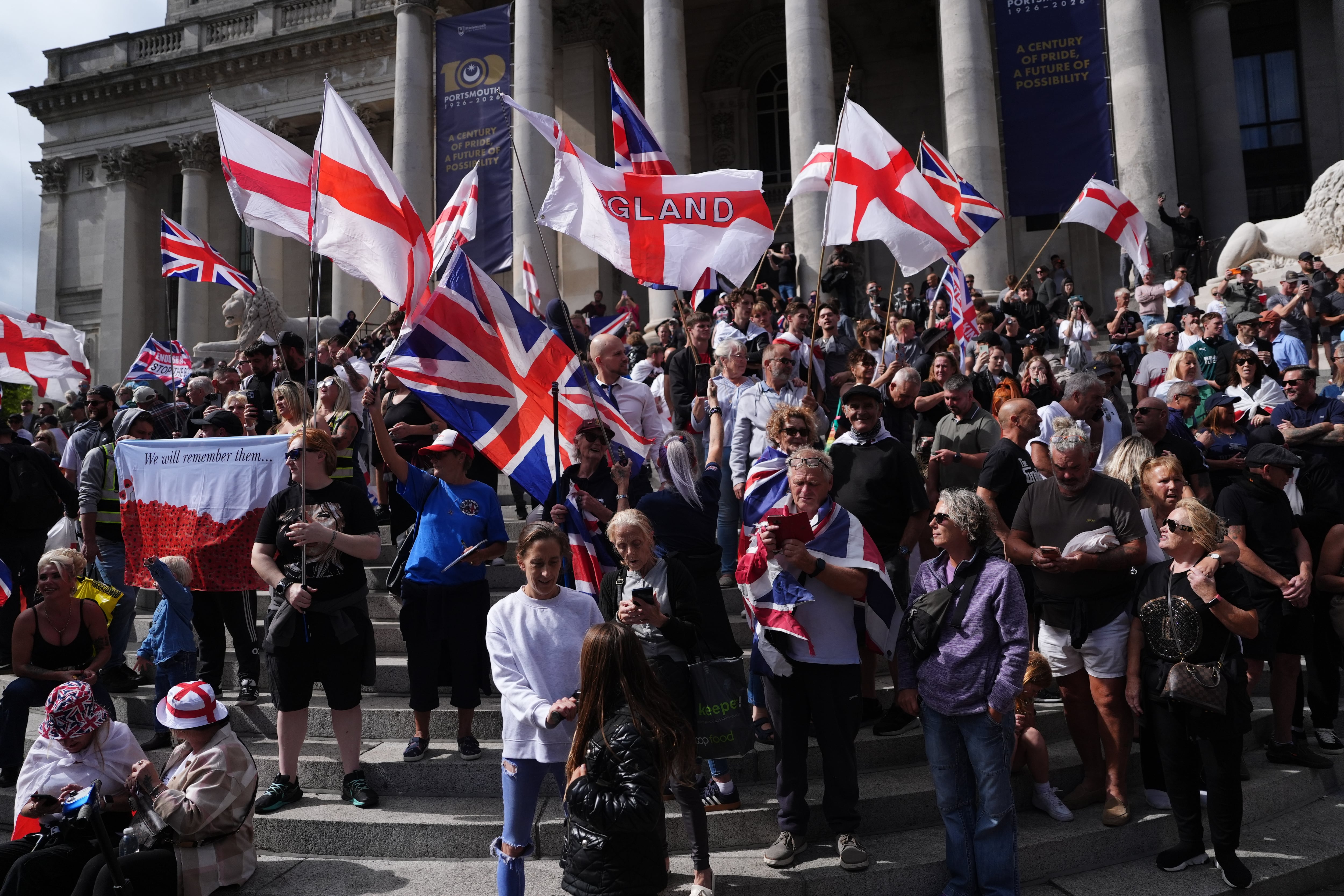 Far-right UK activist arrested after migrant dinghy slashed in the English Channel