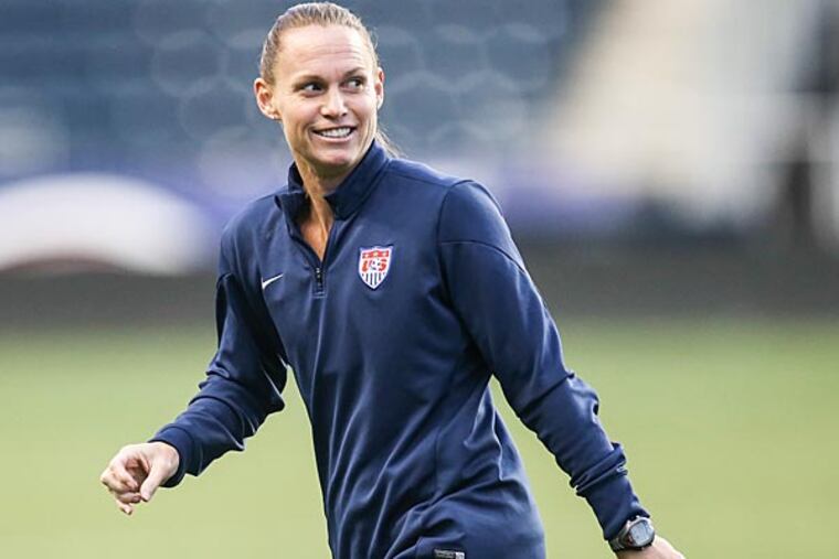 U.S. national team captain Christie Rampone. (Steven M. Falk/Staff Photographer)