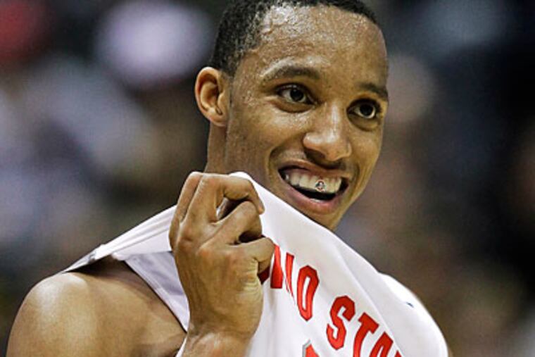 Evan Turner is presumed by many to be the Sixers' target in the NBA draft. (Morry Gash/AP file photo)
