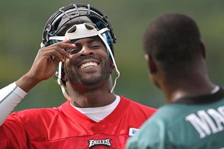 "We want to be as precise as we can be," Michael Vick said Thursday. (Michael Bryant/Staff Photographer)