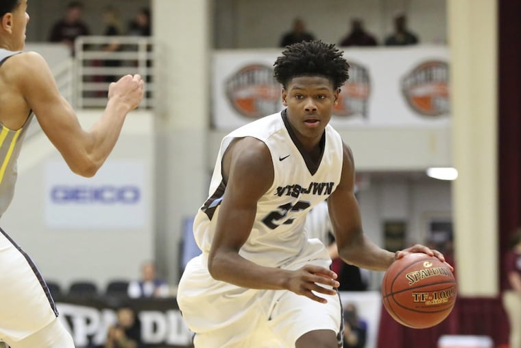 Westtown School's Cam Reddish dribbles against Hillcrest Prep during the 2017 Hoophall Classic in January in Springfield, Mass.