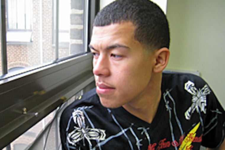 Elliot Ruiz, 23, is an ex-Marine who nearly lost a leg in Iraq.