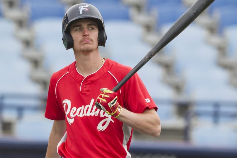 Carlos Tocci has drawn plenty of notice with the Reading Phillies.