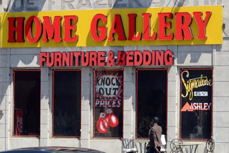 The former site of Joe Frazier's gym on North Broad Street May 1, 2013, the day after it was added to the National Register of Historic
Places. (Tom Gralish/Staff Photographer)
