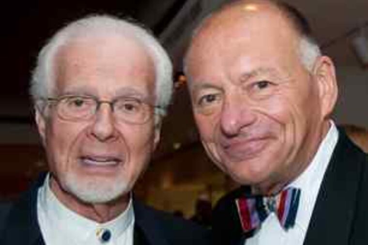 Peter Nero (left) and Donald R. Caldwell. Caldwell is the chairman of InsPro Technologies and founder of CrossAtlantic Capital Partners,