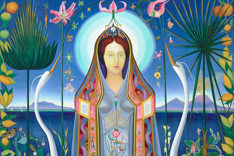 Joseph Stella, "Purissima," 1927. Oil on canvas. The painting is part of Brandywine Museum's “Joseph Stella: Visionary Nature” exhibit, through Sept. 24.