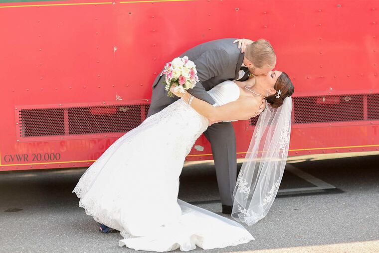 August wedding of Laura O'Donnell and Gregory Heitmann.