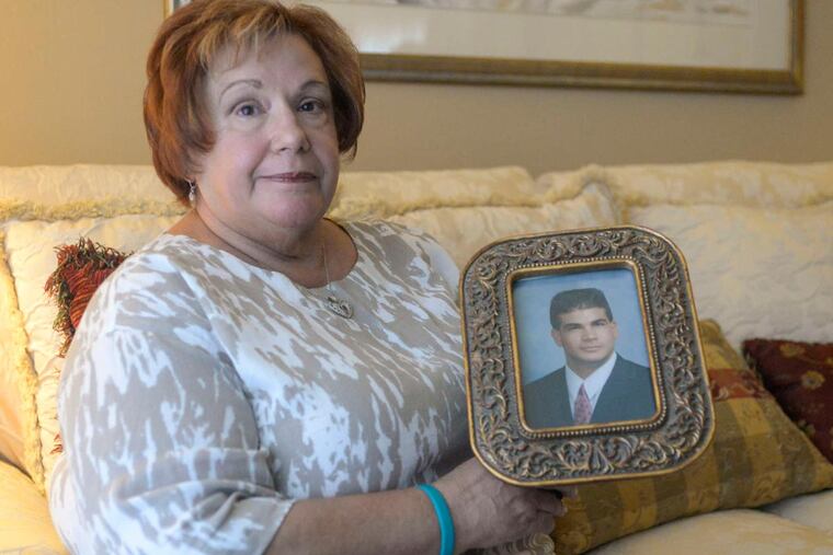 Lorraine McNulty says she thinks her son Nicholas Rallis turned to heroin because it is cheaper than the prescription drugs he got from Thomas Barone. The doctor has acknowledged no wrongdoing.