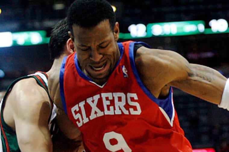 Reports have surfaced that the 76ers may be willing to trade Andre Iguodala. (Darren Hauck/AP)