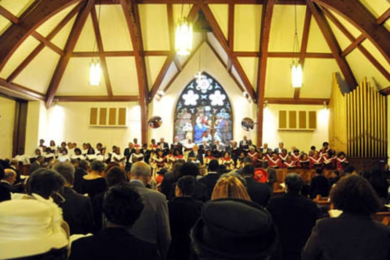 PHOTOS: WHITE ROCK BAPTIST CHURCH The congregation at West Philly's White Rock Baptist Church.