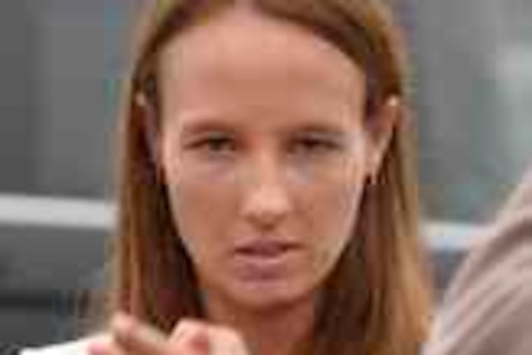 Stacey Falk describes what she saw in a gym shooting in Bridgeville, Pa., in which three women were killed. The gunman kept a Web page chronicling his rejection by women, police said. Story, B2.