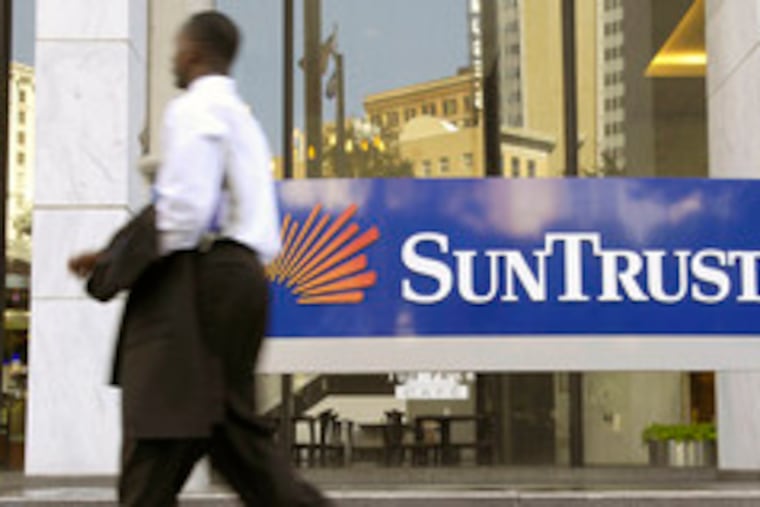 SunTrust Banks Inc. is selling its Fleet One unit and its holding company, TransPlatinum Service, which specializes in charge cards for truck fleets.