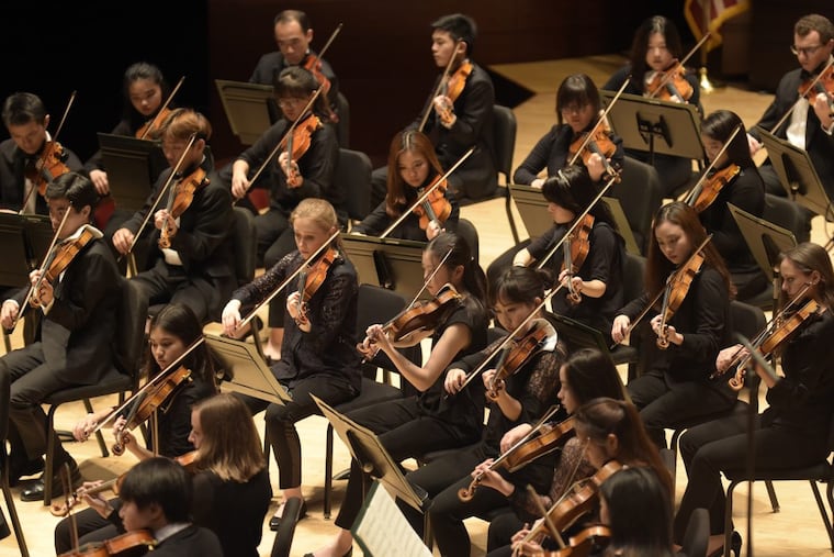 The Curtis Symphony performs three times a year.