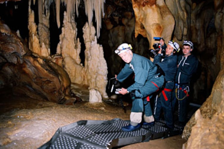 Werner Herzog in "Cave of Forgotten Dreams."