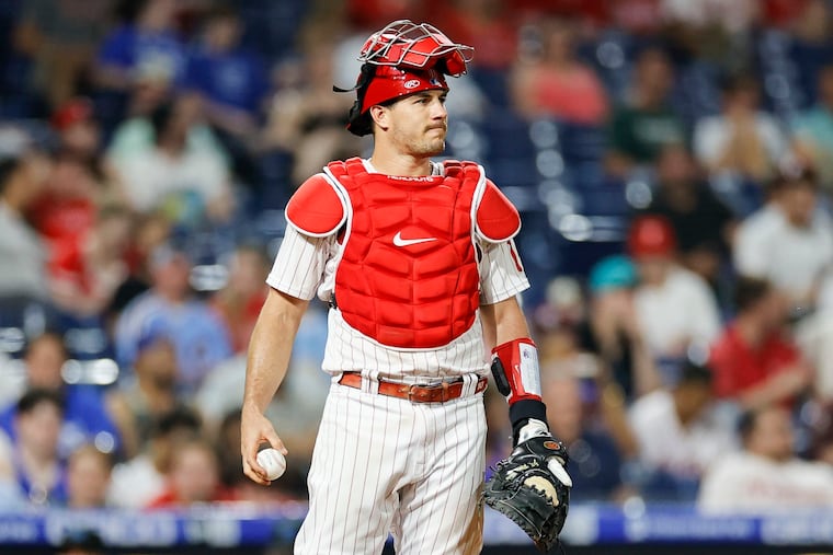 Phillies catcher J.T. Realmuto lost almost a week of spring training to the flu.