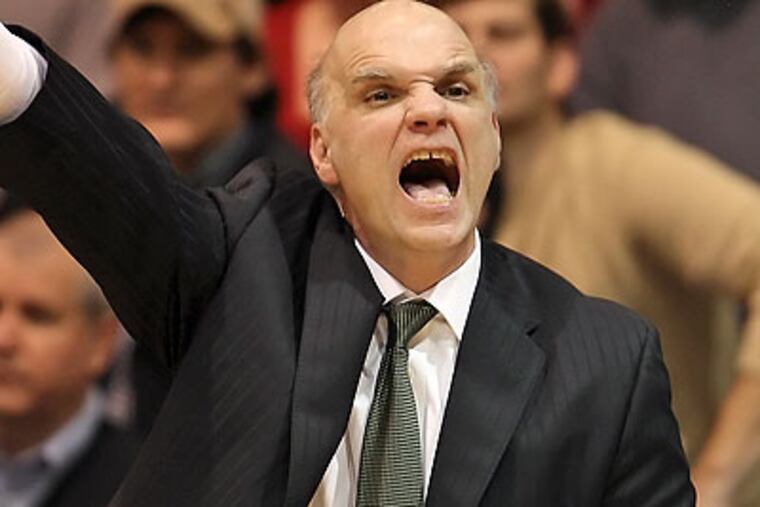 St. Joe's visits Rhode Island tonight in the first round of the Atlantic 10 Tournament. (Steven M. Falk/Staff file photo)