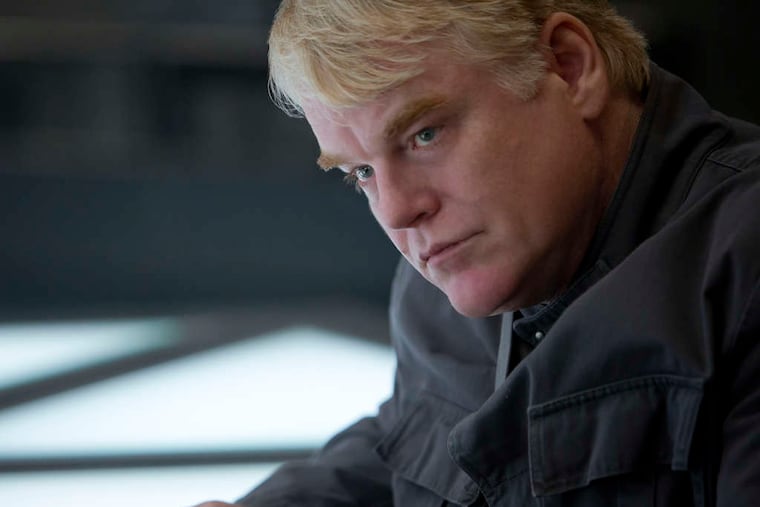 Phillip Seymour Hoffman in "The Hunger Games: Mockingjay - Part 1."