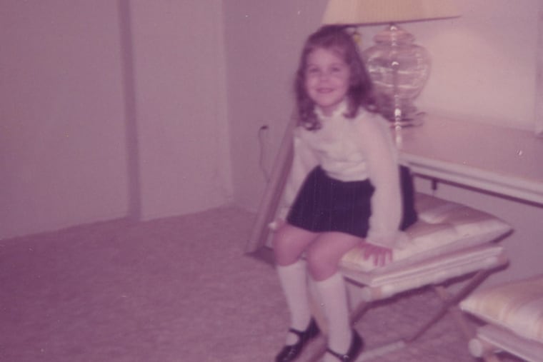 Nancy Friedman in kindergarten.