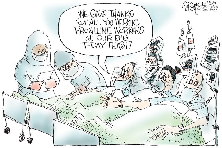 Giving thanks...not in the most helpful way.