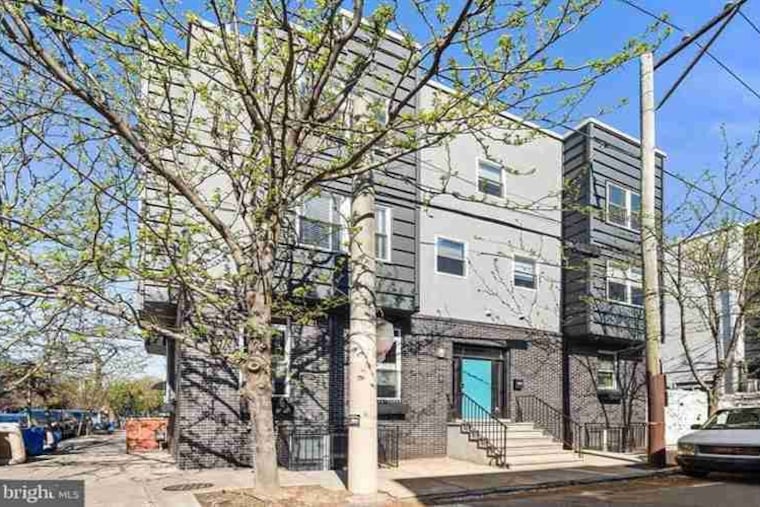Exterior of the three-bedroom, three-bathroom home.