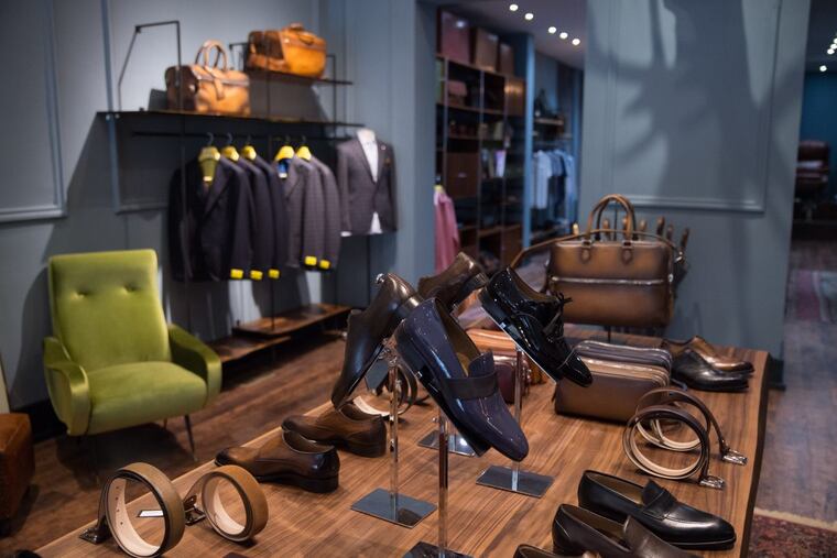 ToBox, a high-end mens footwear and apparel store on 18th and Chestnut streets. Staff Photographer