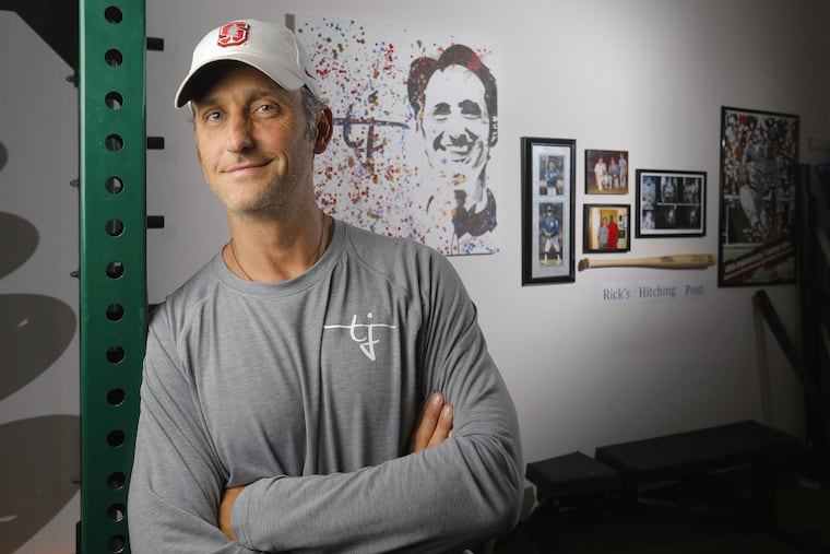 Dr. Tommy John at his office in Sorrento Valley, Calif.