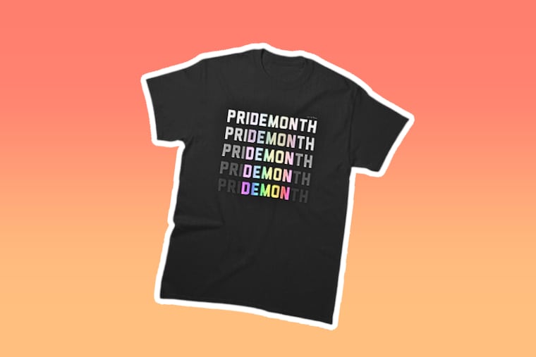 What started as anti-LGBTQ+ commentary from a conservative activist morphed into a reclaimed meme and, now, a T-shirt benefiting the queer community.