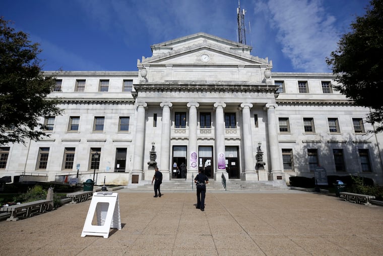 The Delaware County courthouse in Media.
