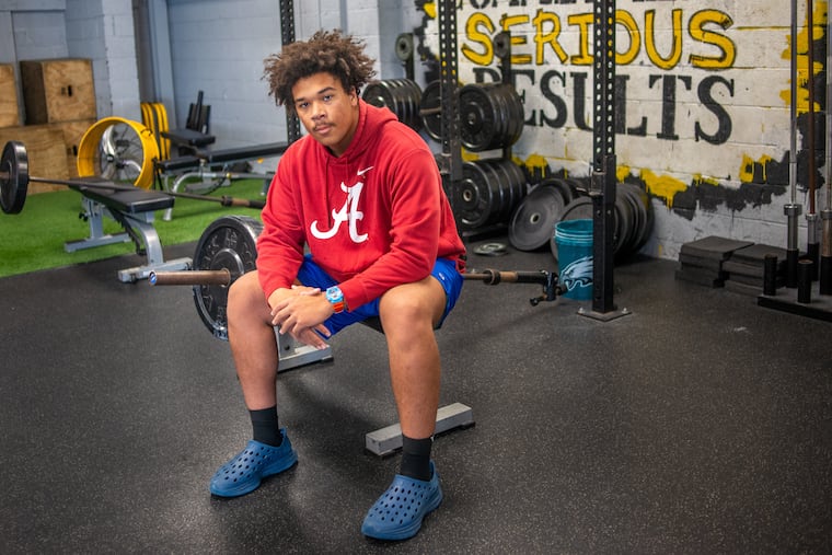 Michael Carroll during a training session Saturday in Doylestown.