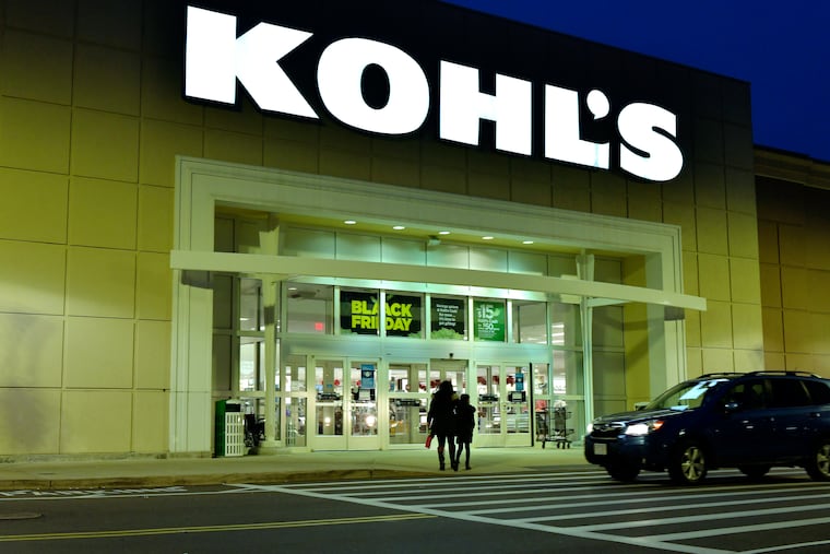 A pair of shoppers arrive at a Kohl's, Nov. 26, 2021, in Everett, Mass. The department store chain said it aims to increase sales by a low-single-digit percentage annually, with plans to open 100 new small-format stores in the next four years and expand its Sephora-branded shops to 850, among other moves. Kohl’s announced its long-term goals on Monday, March 7, 2022 ahead of the company’s annual investor meeting as it faces increasing pressure from activist investors. (AP Photo/Josh Reynolds, file)