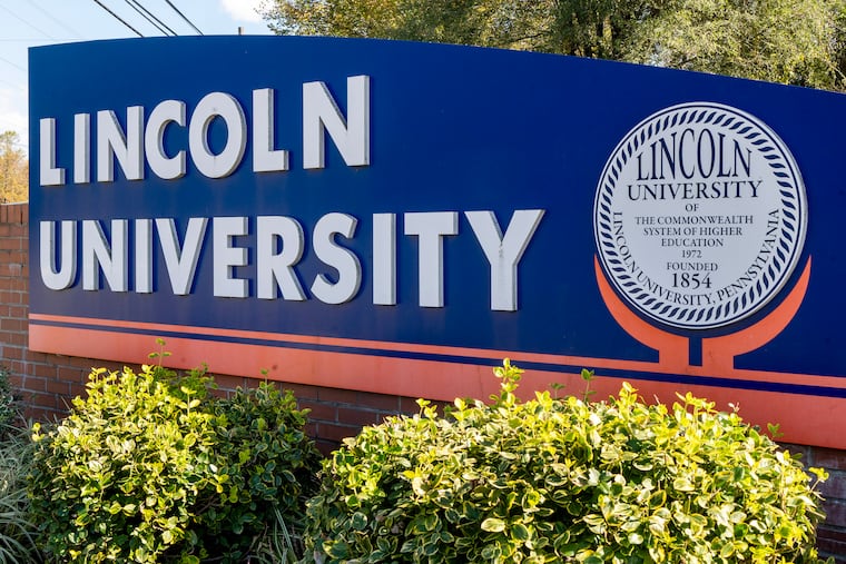 Lincoln University's campus in Chester County.