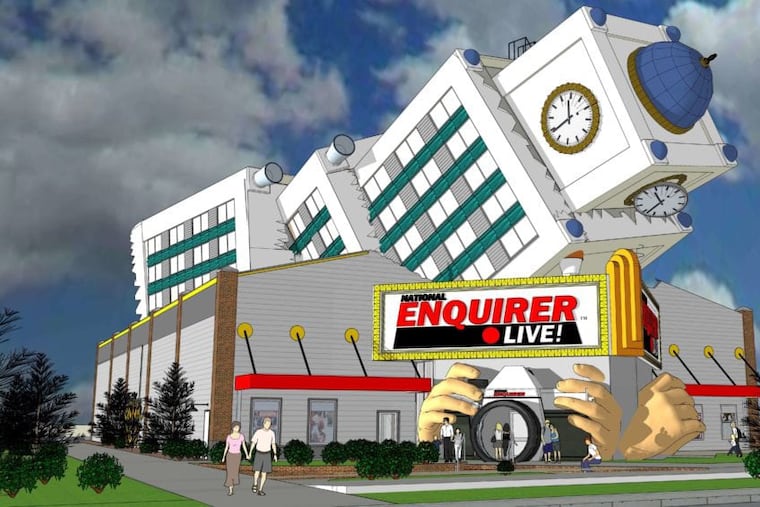 Artist's rendering f of the National Enquirer Live! attraction in Pigeon Forge, Tenn.