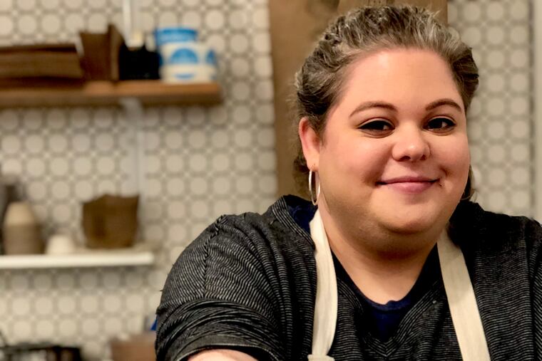 A breakfast-theme ice cream sandwich at Weckerly's, 9 W. Girard Ave.