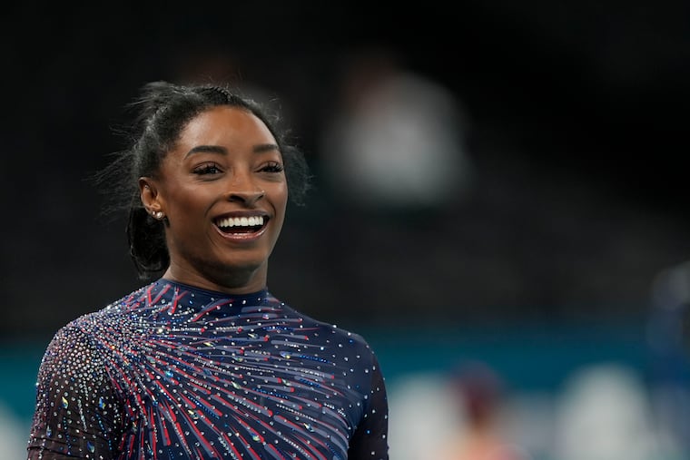 Four-time goal medal winner Simone Biles will lead Team USA as they kick of their 2024 Paris Olympics Sunday.