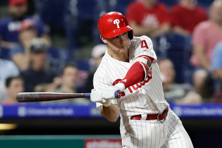 Scott Kingery has overcome his rookie-season struggles at the plate.