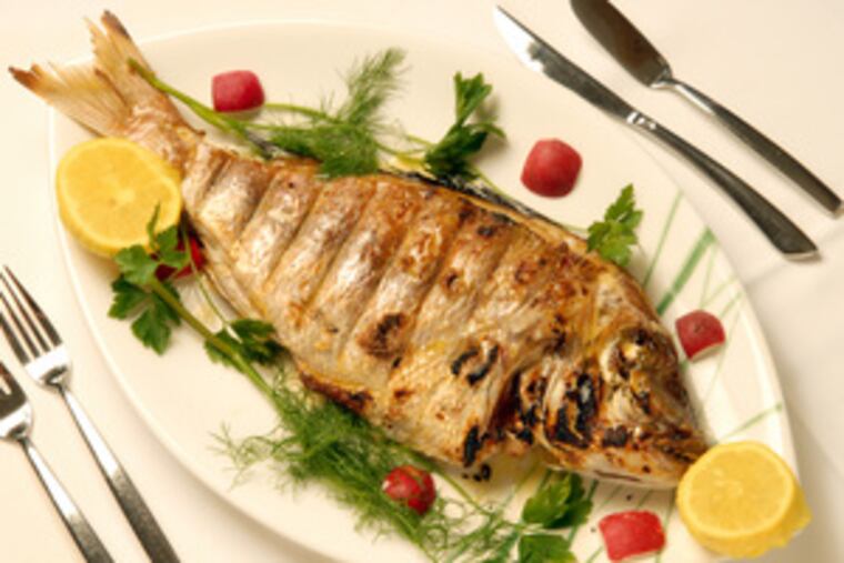 Snapperlike pageot. The fresh, meaty whole fish are expensive, but are the reason to visit.