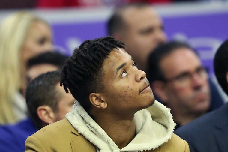 Markelle Fultz was expected to miss three to six weeks.