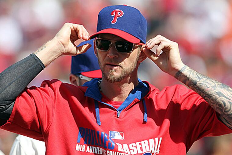 Phillies starting pitcher A.J. Burnett. (Yong Kim/Staff Photographer)