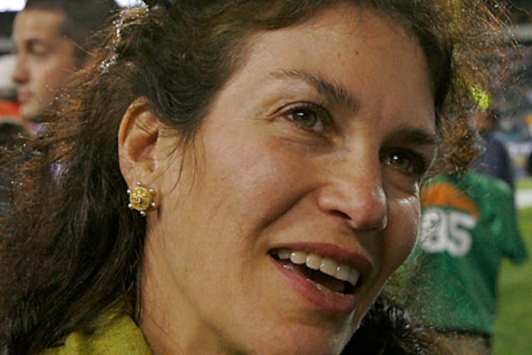 "This city is so intense about their teams, all teams - but especially, I think, football," Christina Lurie said. (John Costello / Staff Photographer)