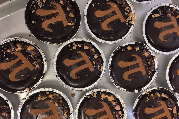 On Pi Day, Crust Vegan Bakery is offering mini and full-size peanut butter cup pies for pickup (10 a.m. to 2 p.m.) at its kitchen in Manayunk.