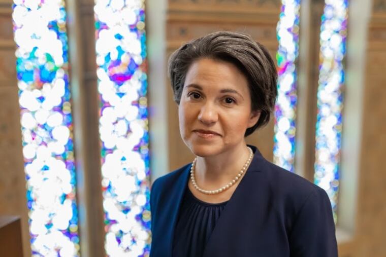 Rabbi Jill Maderer of Congregation Rodeph Shalom.