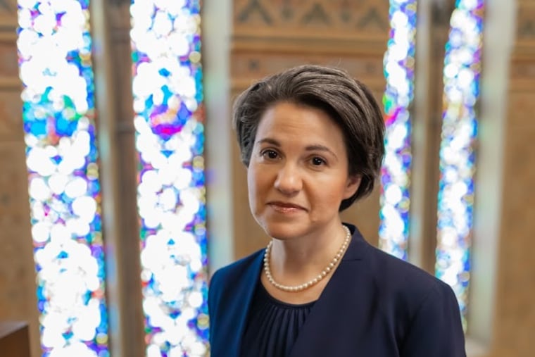 Rabbi Jill Maderer of Congregation Rodeph Shalom.