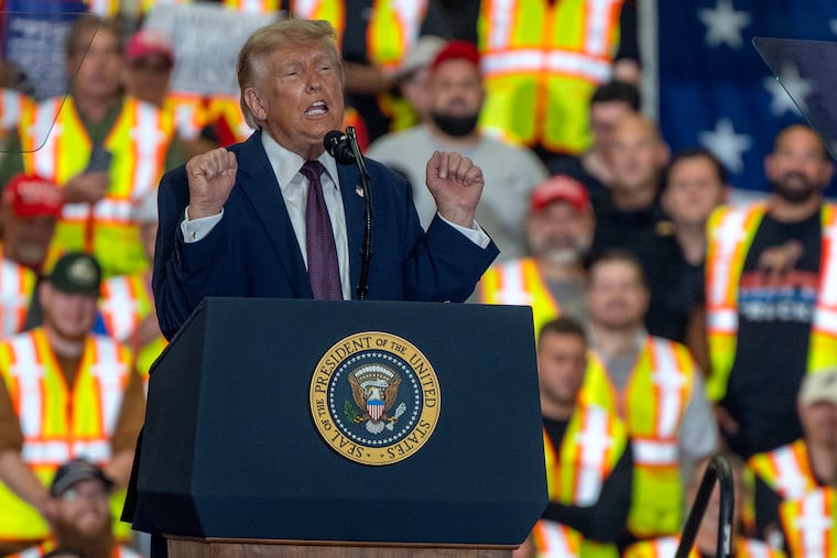 President Donald Trump makes a June visit to Mack Trucks in Macungie in the Lehigh Valley, one of key battlegrounds where Republicans will be defending a House seat this fall.
