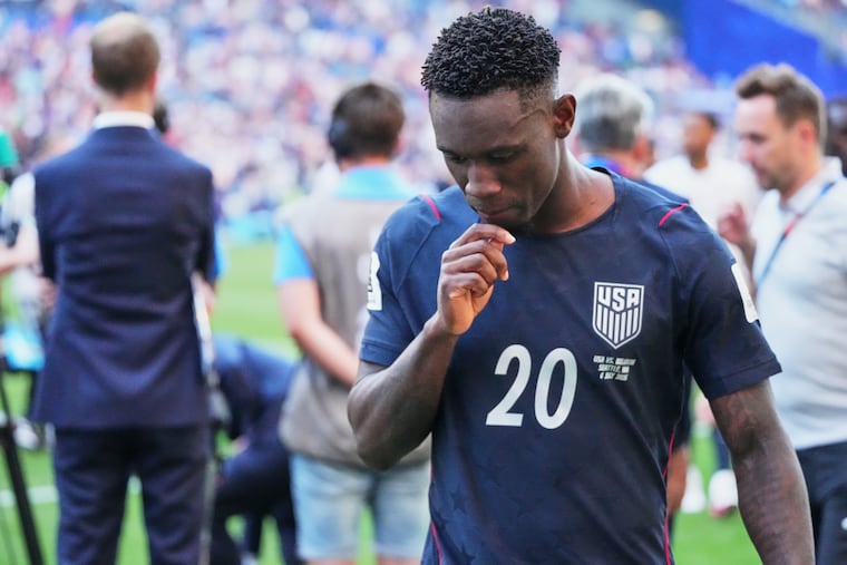 United States star Folarin Balogun (20) found himself at the center of one of the biggest storylines in soccer.