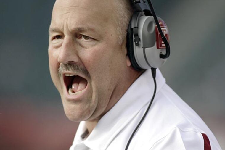 Former Temple football head coach Steve Addazio. (Elizabeth Robertson/Staff file photo)